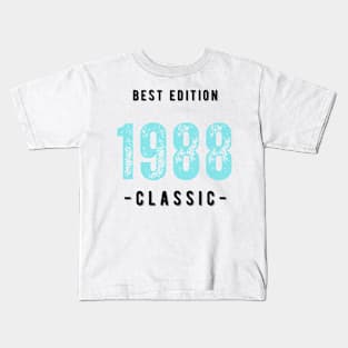 Vintage Birthday Year 1988 White Kids T-Shirt